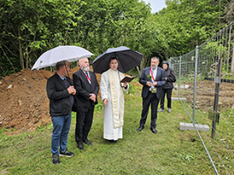 Započeti radovi na grobnici i spomeniku žrtvama komunističkog terora na jami Jazovki, Sošice, 29. svibnja 2024.