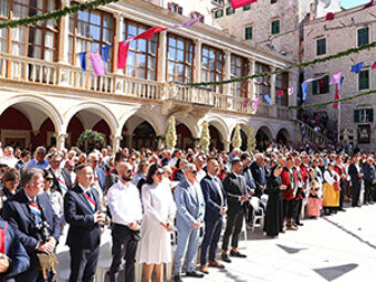 Obilježen blagdan sv. Mihovila uz sudjelovanje u procesiji i Svetoj misi u Šibeniku, 29. rujna 2024.