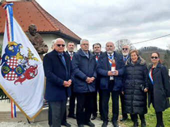 Obilježena 23. godišnjica smrti kardinala Franje Kuharića Zmaja Kaptolskog III., Pribić, 11. ožujka 2025.
