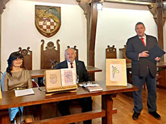 Predstavljanje romana „Legenda o hrvatskom zmaju” na dan Svetog Jurja, Zagreb, 23. travnja 2025.