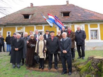 Družba “Braća Hrvatskoga Zmaja” na proslavi 200. godišnjice rođenja Petra Preradovića u Pitomači i Grabrovnici, 18. ožujka 2018.