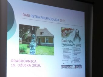 Dani Petra Preradovića u rodnoj Grabrovnici, 19. ožujka 2016.