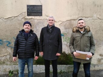 Obilazak lokacije za postavljanje spomenika braći Seljan, 5. veljače 2020., Karlovac