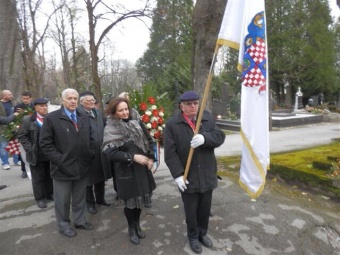 Polaganje vijenca na grob prvog hrvatskog Predsjednika Republike Hrvatske dr. Franje Tuđmana, 10. prosinca 2014.