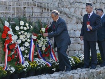 Obilježavanje dana sjećanja za poginule 25. listopada 1944. na Daksi kraj Dubrovnika, 25. listopada 2015.