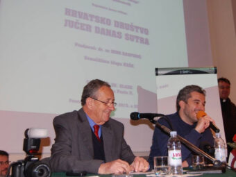 Javna tribina pod nazivom “HRVATSKO DRUŠTVO JUČER DANAS SUTRA”, 9. prosinca 2013.